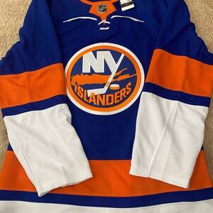 New York Islanders Blue and Orange Jersey